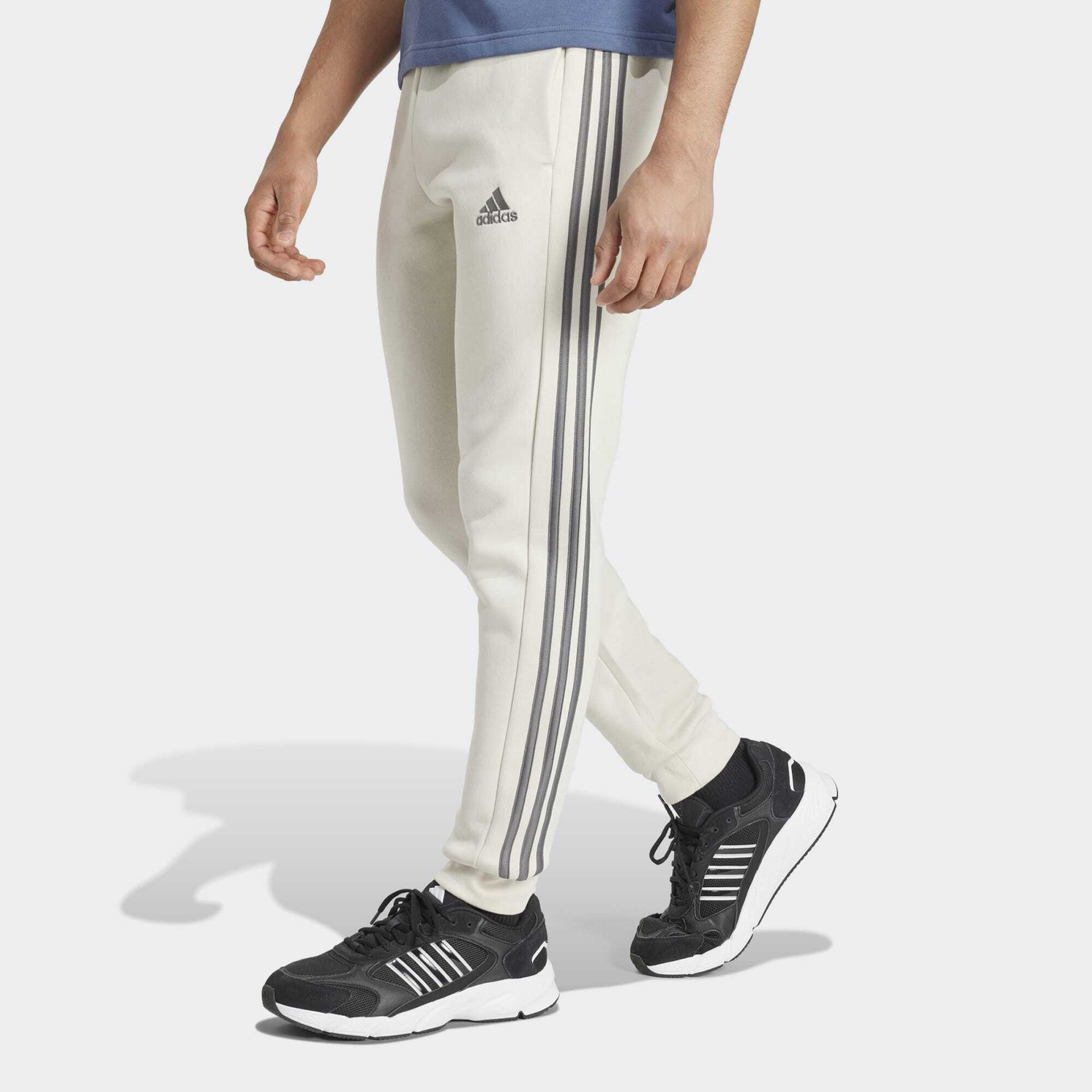 【adidas 】3 S PARA PANT adidas 3-Stripes Tricot Regular Tapered Track Pants - Blue