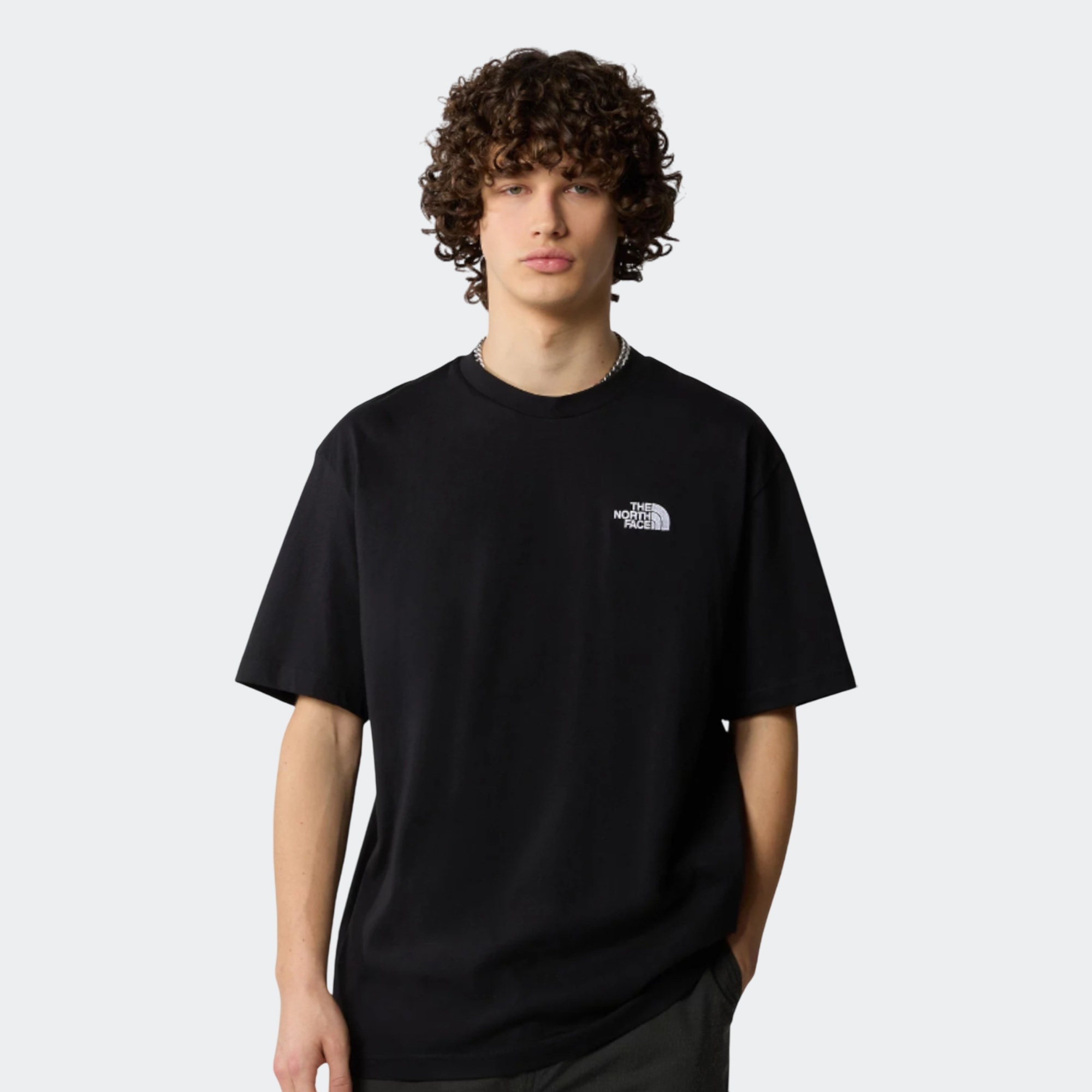 Tシャツ・カットソー THE NORTH FACE Men T-shirt Black NF0A87NU JK31 THE NORTH FACE ザノースフェイス ロゴ Tシャツ ポケットTシャツ