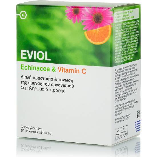EVIOL ECHINACEA & VITAMIN C 60 CAPS