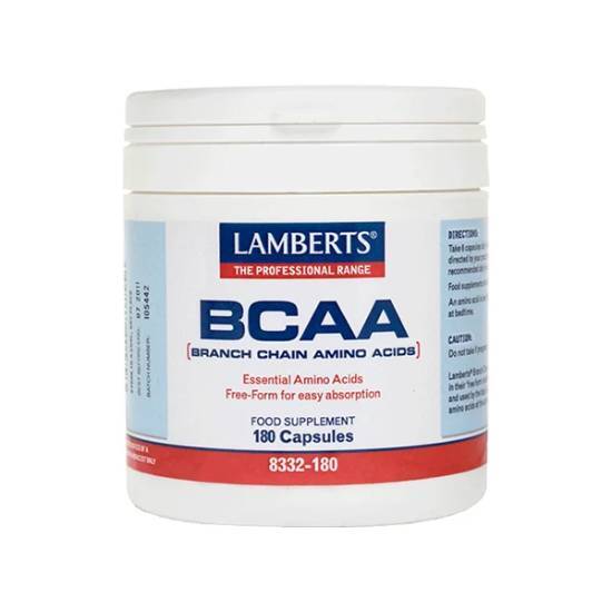 LAMBERTS LAMBERTS BCAA Branch Chain Amino Acids 180 Caps