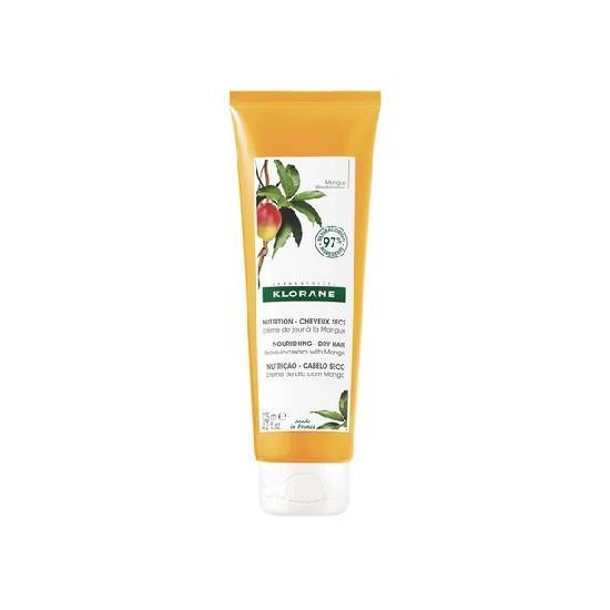 KLORANE Mangue Κρέμα Ημέρας Μαλλιών Θρέψης και Αναδόμησης με βούτυρο Μάνγκο BIO 125ml