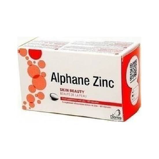 BIORGA Alphane Zinc 15mg Συμπλήρωμα Διατροφής Ψευδάργυρου με ισχυρή Αντιφλεγμονώδη Αντισμηγματορροϊκή & Αντιβακτηριακή Δράση 60caps