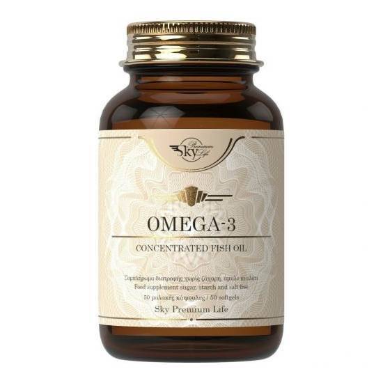 SKY PREMIUM LIFE OMEGA 3 50 SOFTGELS