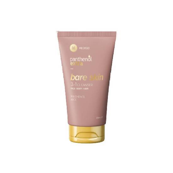 PANTHENOL MEDISEI Panthenol Extra Bare Skin 3 in1 Cleanser Γυναικείο Καθαριστικό για Σώμα Πρόσωπο και Μαλλιά 200ml