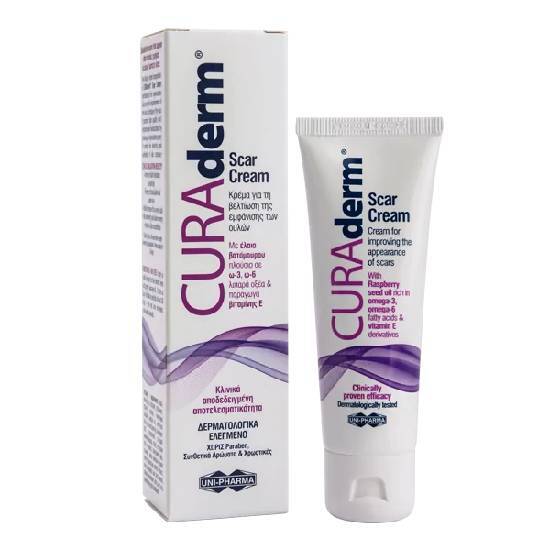 UNI-PHARMA CURADERM SCAR CREAM TBx50ML