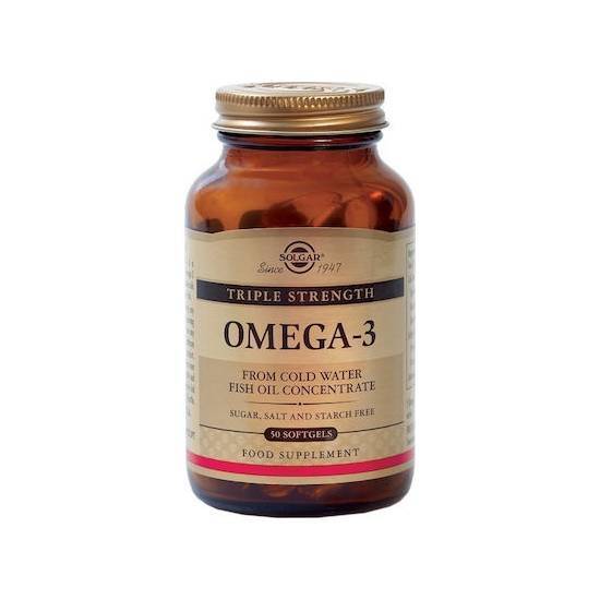 SOLGAR Triple Strength Omega-3 50softgels