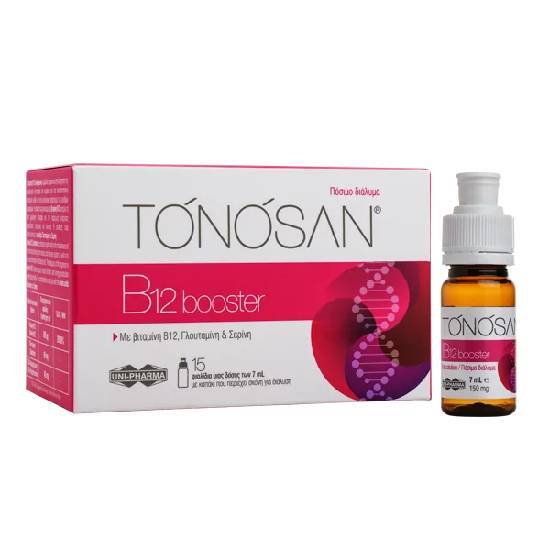 UNI-PHARMA TONOSAN B12 BOOSTER 15 φιαλίδια x 7ml