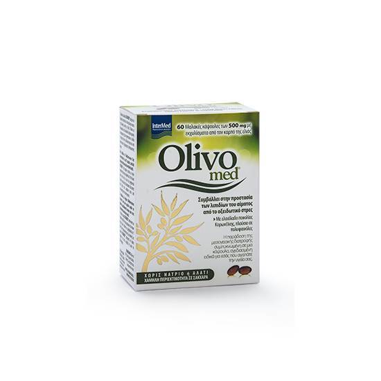 INTERMED Olivomed Μαλακές κάψουλες πλούσιες σε πολυφαινόλες 60κάψουλες