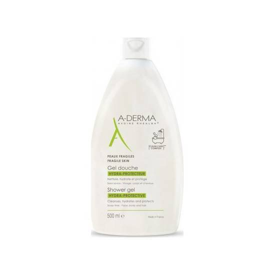 A-DERMA Shower Gel Hydra-Protective Αφρόλουτρο για Ευαίσθητες Επιδερμίδες 500ml