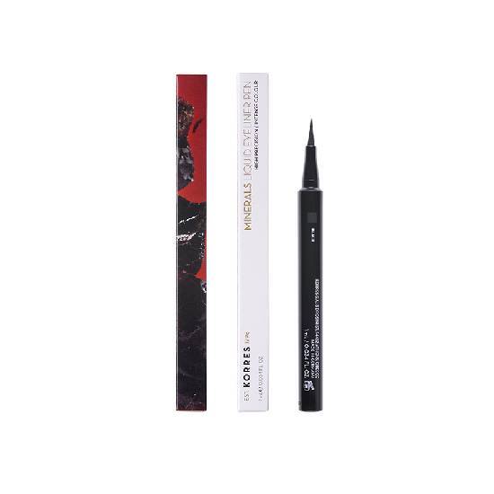 KORRES KORRES Volcanic Minerals Liquid Eyeliner Pen 01 Black 1ml