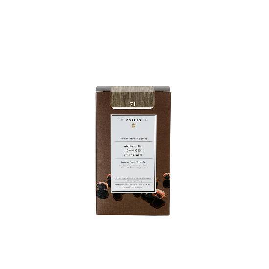 KORRES Argan Oil Advanced Colorant 7.1 Ξανθό Σαντρέ 50ml