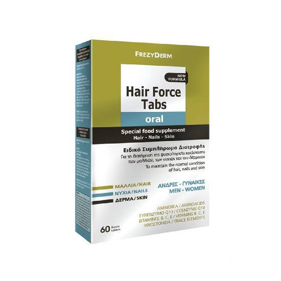 FREZYDERM FREZYDERM Hair Force Tabs Oral 60 ταμπλέτες