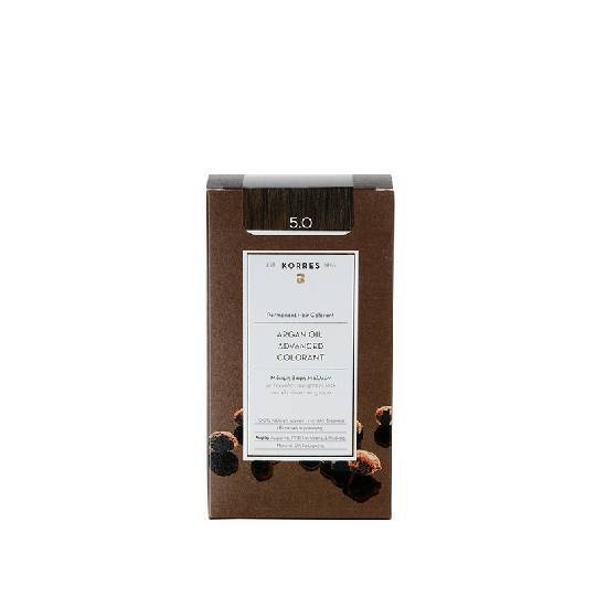 KORRES KORRES Argan Oil Advanced Colorant 5.0 Καστανό Ανοιχτό 50ml