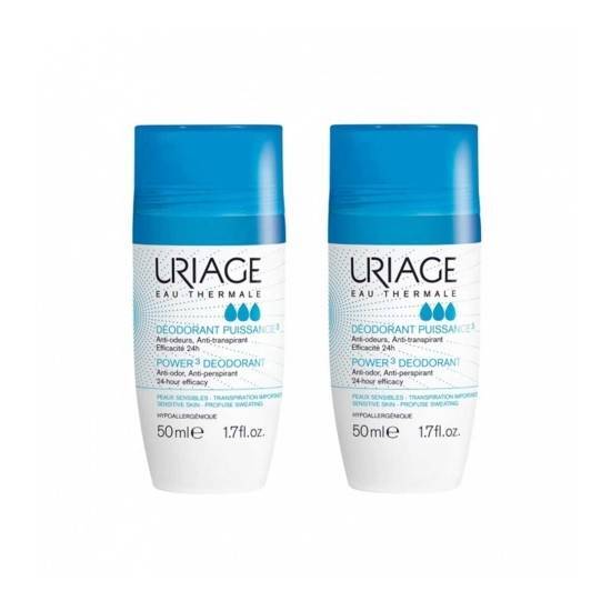 URIAGE URIAGE Power 3 Αποσμητικό 2x50ml