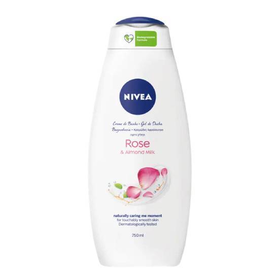 Nivea Κρεμώδες Αφρόλουτρο Care & Roses 750ml