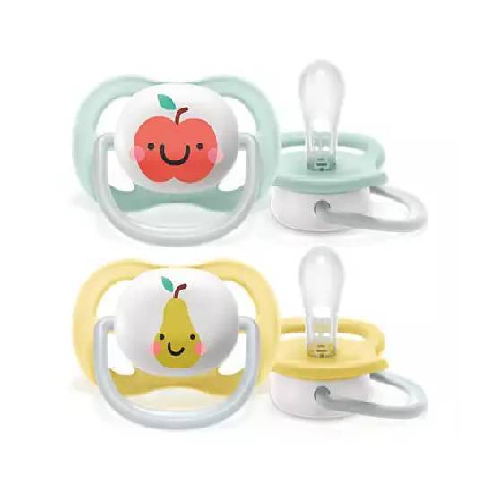 Philips Avent Πιπίλα Ultra Air Happy 0-6m SCF080/17 2τεμάχια