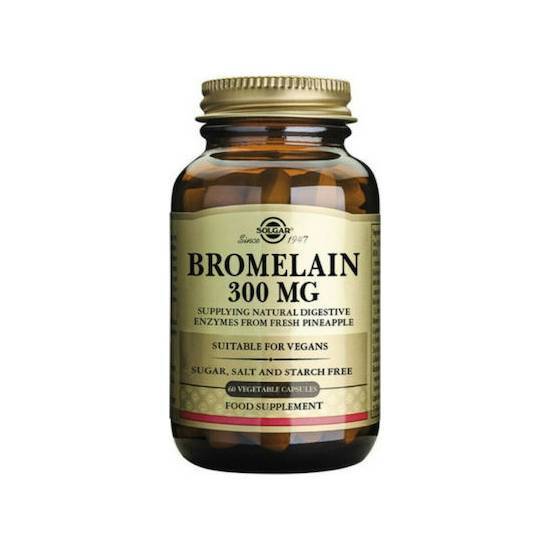 SOLGAR Bromelain 300mg 60 Tablets