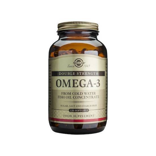 SOLGAR Double Strength Omega-3 120 Μαλακές Κάψουλες