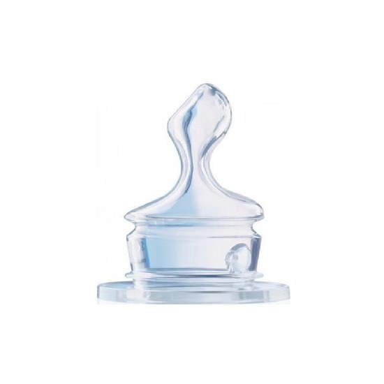 NUK Classic Θηλή Σιλικόνης Μ με Βαλβίδα 6-18m 1 τεμάχιο