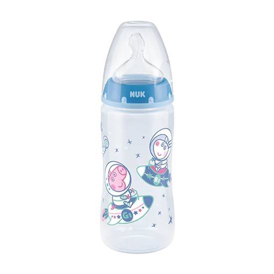 NUK Peppa Pig Boy First Choice Plus Μπιμπερό με Δείκτη Ελέγχου Θερμοκρασίας 6-18m 300ml