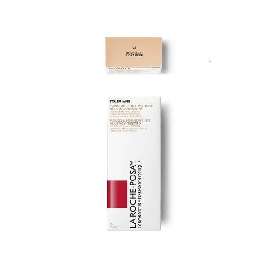 LA ROCHE POSAY TOLERIANE MOUSSE FOUNDATION SPF20 02 LIGHT BEIGE 30ML