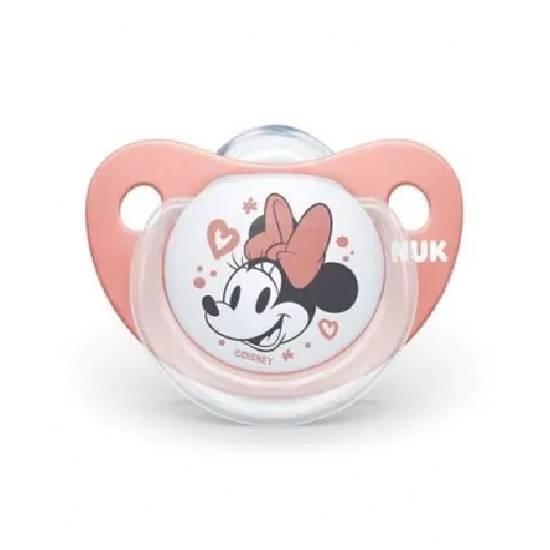 NUK Trendline Disney Mickey Ορθοδοντική Πιπίλα Σιλικόνης 0-6m 1 τεμάχιο – Κόκκινο