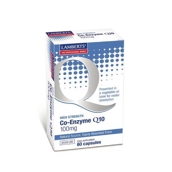 LAMBERTS Co-Enzyme Q10 100mg 60 Κάψουλες