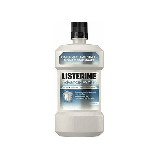 LISTERINE Advanced White Στοματικό Διάλυμα κατά της Πλάκας για Λεύκανση 250ml