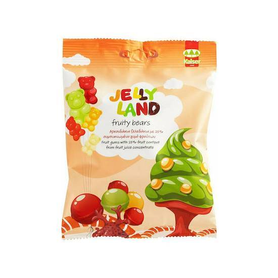 KAISER Ζελεδάκια Jelly Land με Γεύση Λεμόνι / Passionfruit / Πορτοκάλι / Βατόμουρο / Ανανάς / Κεράσι 100gr
