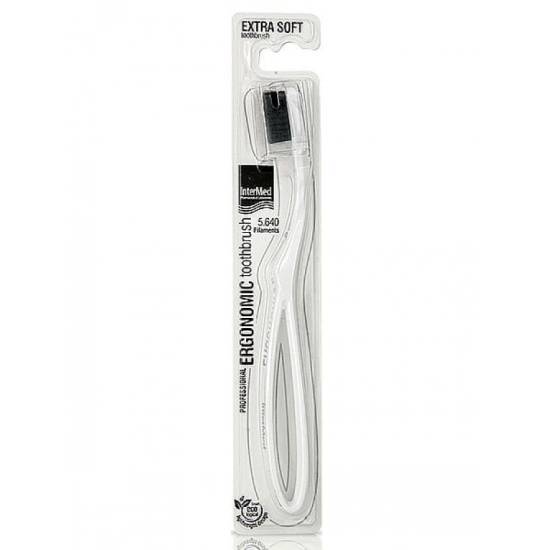 INTERMED INTERMED Professional Ergonomic Toothbrush Άσπρο 1 Τεμάχιο