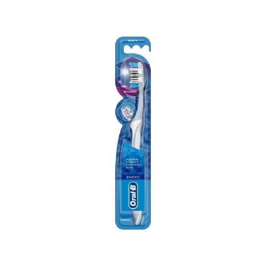 ORAL-B ORAL-B 3D WHITE brilliance οδοντόβουρτσα 40 medium 1 τμχ - Γαλάζιο