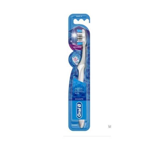 ORAL-B ORAL-B 3D WHITE brilliance οδοντόβουρτσα 40 medium 1 τμχ - Γκρι