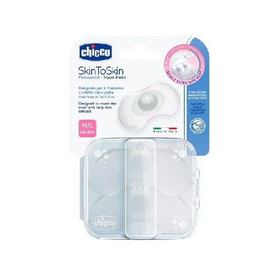 CHICCO CHICCO Δίσκοι Στήθους Σιλικόνης M/L 2 Τεμάχια