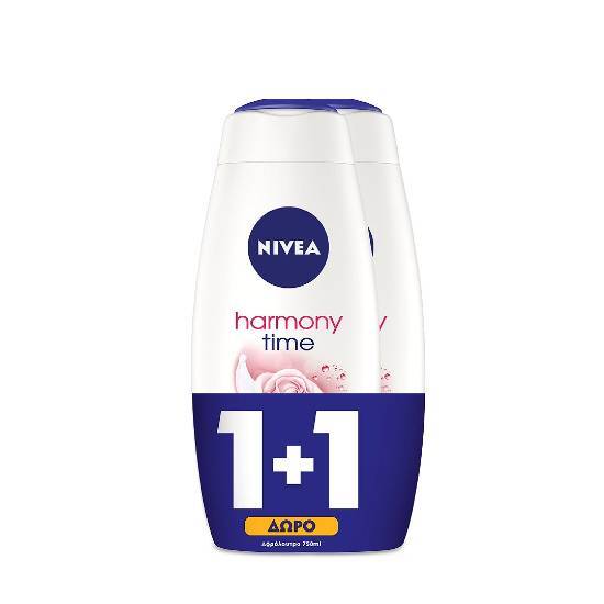NIVEA CARE & ROSES 2x750ml