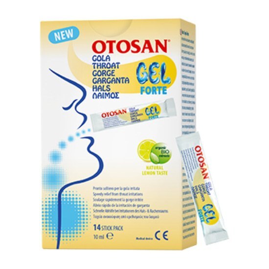 OTOSAN OTOSAN Gel Forte για το Λαιμό 14 φακελίσκοι x 10 ml