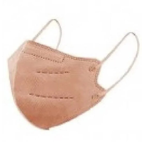 Famex Παιδική Μάσκα FFP2 Υψηλής Προστασίας Beige 1 Τεμάχιο