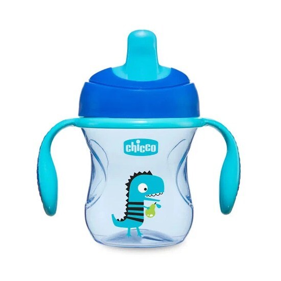 CHICCO CHICCO Training Cup Εκπαιδευτικό Κύπελο 6m+ 1 Τεμάχιο - Μπλε