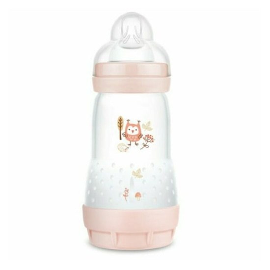 MAM Μπιμπερό Easy Start Anti-Colic Σιλικόνη 2+ Μηνών 260ml – Ροζ