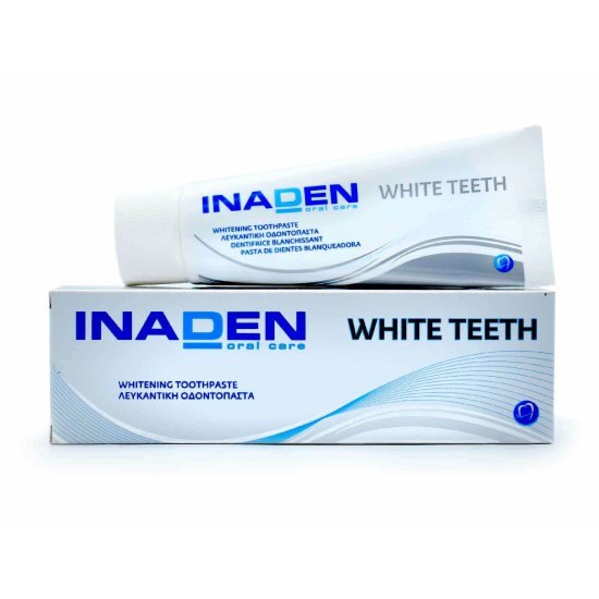 Inaden White Teeth Λευκαντική Οδοντόπαστα 75ml