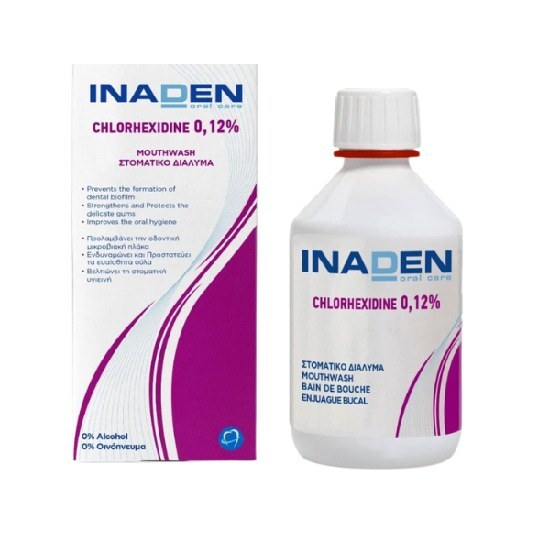 Inaden Chlorhexidine 0.12% Mouthwash 250ml