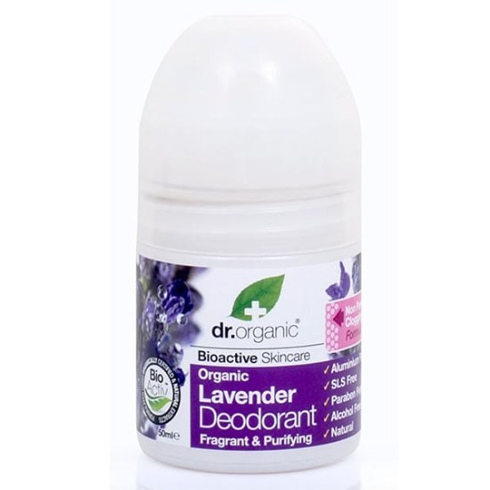 Dr. Organic Lavender Deodorant Φυσικό Αποσμητικό με Βιολογική Λεβάντα 50 ml
