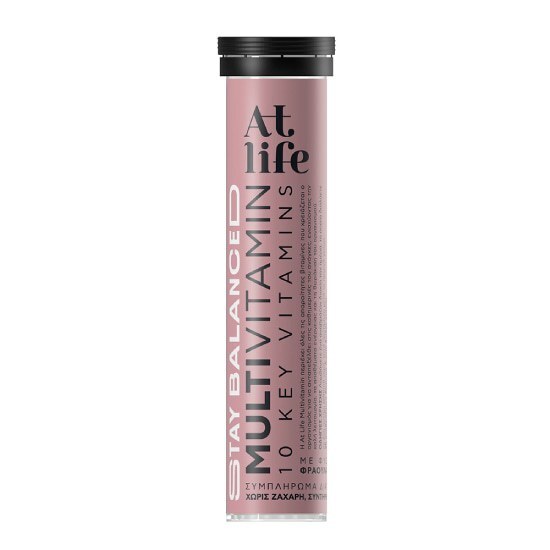ATLIFE Multivitamin 10 Key Vitamin Stay Balanced 20 Αναβράζοντα Δισκία