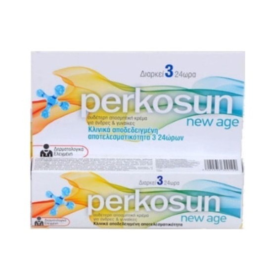 Perkosun New Age 3 Days – Ουδέτερη Αποσμητική Κρέμα Για Άνδρες Και Γυναίκες Διάρκειας 3 ημερών 20g