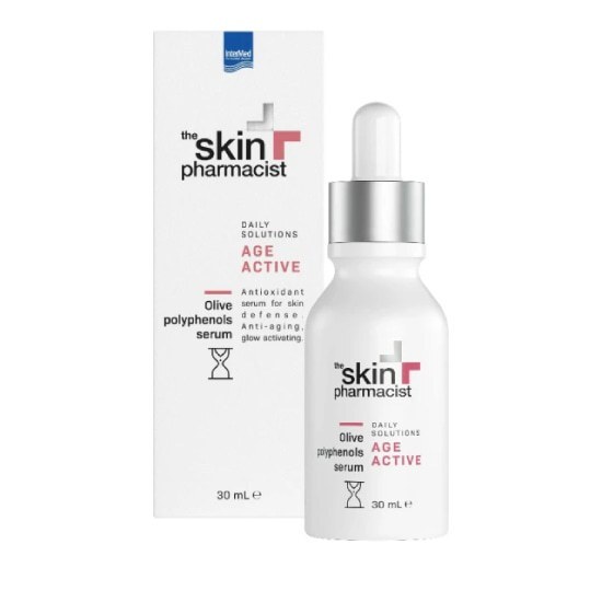 INTERMED The Skin Pharmacist Αge Active Olive Polyphenols Serum Αντιοξειδωτικός Αντιγηραντικός Ορός Προσώπου 30ml