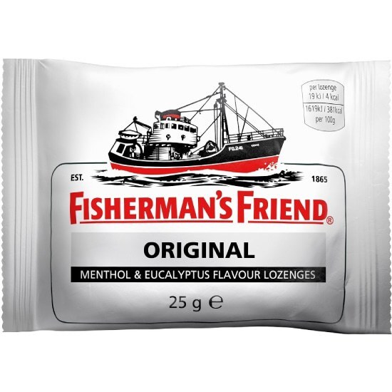 SYFAK FISHERMAN'S Friend Original Καραμέλες Extra Strong Μινθόλη & Ευκάλυπτος 25gr