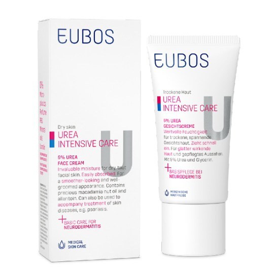 Eubos Face Cream Urea 5% Ενυδατική Κρέμα Προσώπου 50ml