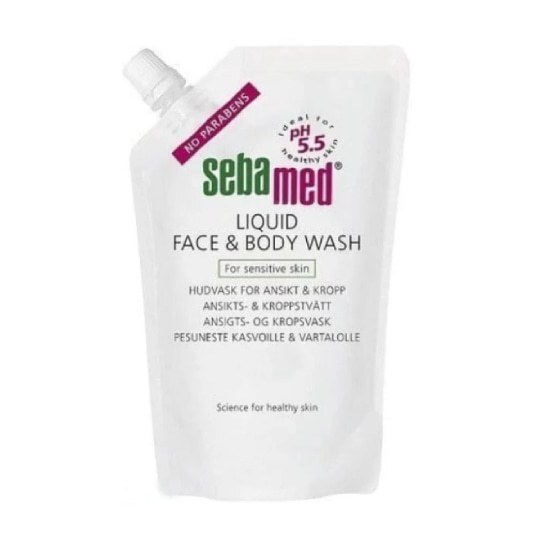 Sebamed Liquid Wash Face & Body Refill 400ml