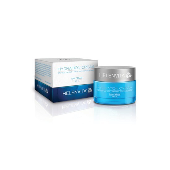 HELENVITA Hydration Day Cream SPF15 Dry/Very Dry Skin Ενυδατική Κρέμα για Ξηρή/Πολύ Ξηρή Επιδερμίδα 50ml