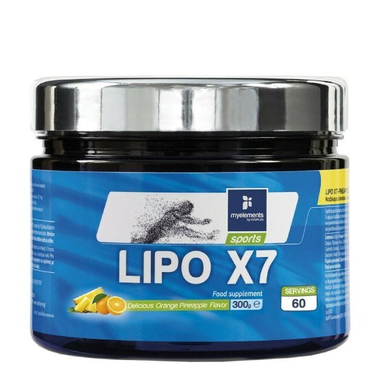 MY ELEMENTS Lipo X7 Powder με Γεύση Orange Pineapple 300gr
