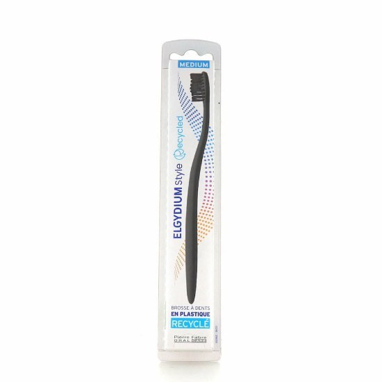 ELGYDIUM Style Eco Οδοντόβουρτσα Medium 1 Τεμάχιο – Μαύρο